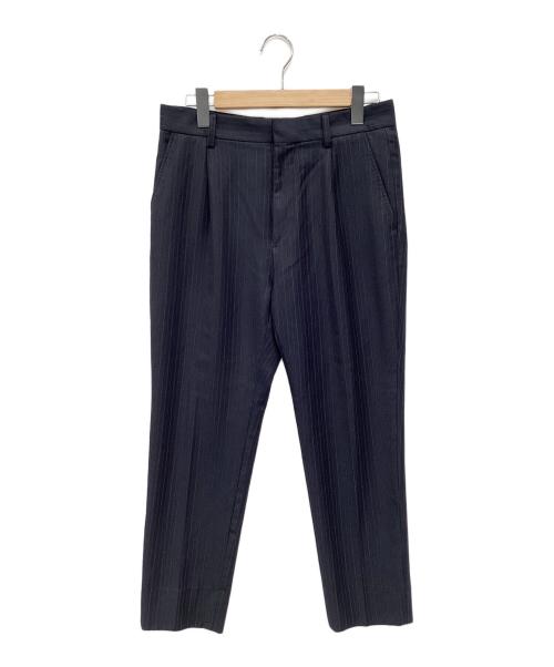 GUILTY PARTIES（ギルティーパーティーズ）GUILTY PARTIES (ギルティーパーティーズ) ERMENEGILDO ZEGNA (エルメネジルド・ゼニア) ストライプパンツ ブラック サイズ:Sの古着・服飾アイテム