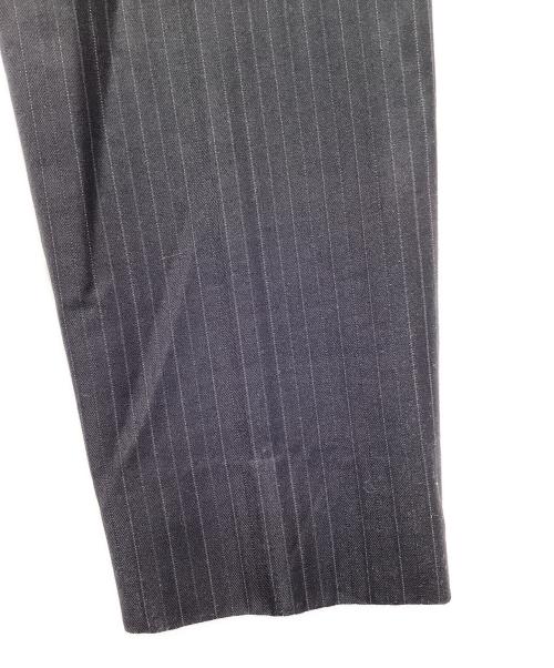 GUILTY PARTIES（ギルティーパーティーズ）GUILTY PARTIES (ギルティーパーティーズ) ERMENEGILDO ZEGNA (エルメネジルド・ゼニア) ストライプパンツ ブラック サイズ:Sの古着・服飾アイテム