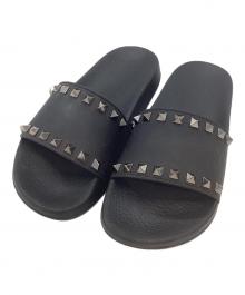 VALENTINO GARAVANI（ヴァレンティノ・ガラヴァーニ）の古着「シャワーサンダル」｜ブラック