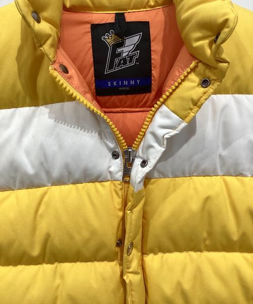 FAT（エフエーティー）FAT (エフエーティー) ダウンジャケット イエロー サイズ:SKINNYの古着・服飾アイテム