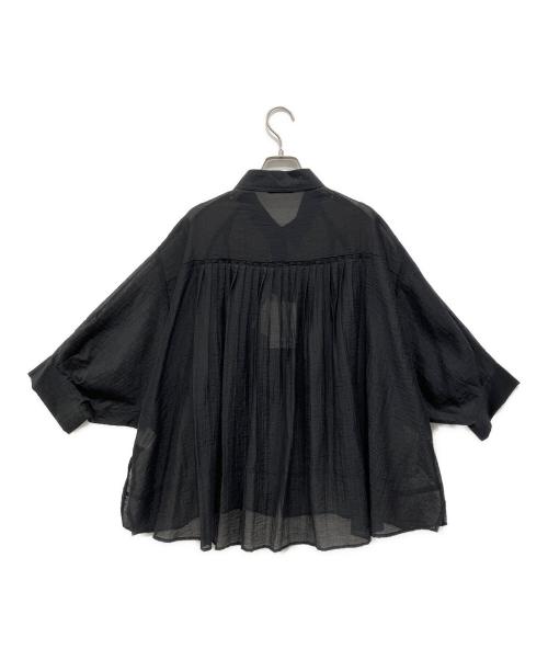 Lallia Mu（ラリア ムー）Lallia Mu (ラリア ムー) シャツブラウス ブラック サイズ:Mの古着・服飾アイテム