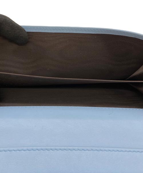 GUCCI（グッチ）GUCCI (グッチ) フラップウォレット スカイブルーの古着・服飾アイテム