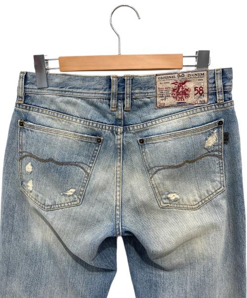 DOLCE & GABBANA（ドルチェ＆ガッバーナ）DOLCE & GABBANA (ドルチェ＆ガッバーナ) ダメージデニムパンツ インディゴ サイズ:W30の古着・服飾アイテム