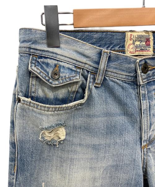 DOLCE & GABBANA（ドルチェ＆ガッバーナ）DOLCE & GABBANA (ドルチェ＆ガッバーナ) ダメージデニムパンツ インディゴ サイズ:W30の古着・服飾アイテム