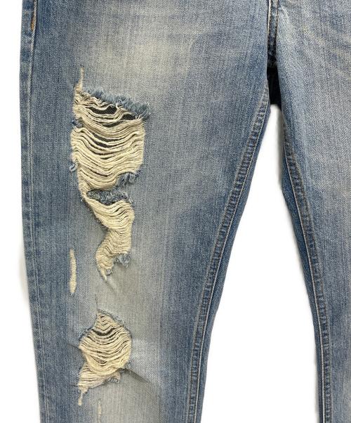 DOLCE & GABBANA（ドルチェ＆ガッバーナ）DOLCE & GABBANA (ドルチェ＆ガッバーナ) ダメージデニムパンツ インディゴ サイズ:W30の古着・服飾アイテム