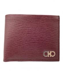 Salvatore Ferragamo（サルヴァトーレ フェラガモ）の古着「2つ折り財布」｜ボルドー