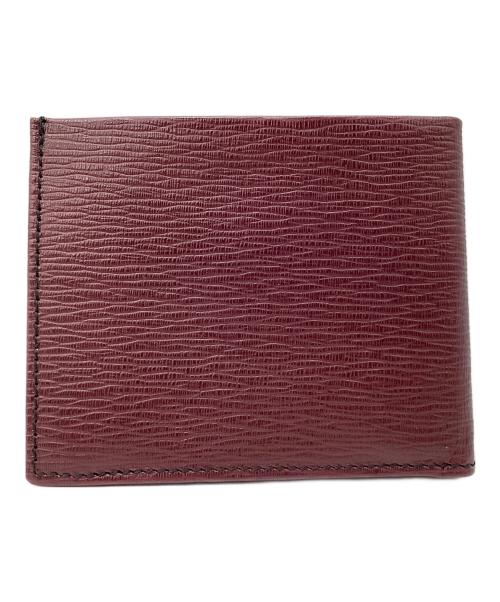 Salvatore Ferragamo（サルヴァトーレ フェラガモ）Salvatore Ferragamo (サルヴァトーレ フェラガモ) 2つ折り財布 ボルドーの古着・服飾アイテム