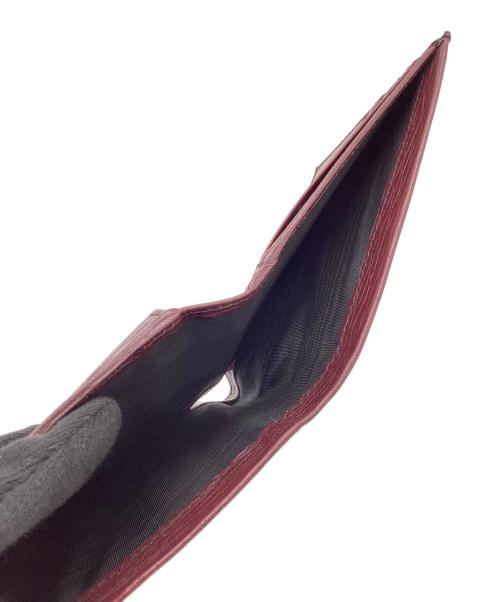 Salvatore Ferragamo（サルヴァトーレ フェラガモ）Salvatore Ferragamo (サルヴァトーレ フェラガモ) 2つ折り財布 ボルドーの古着・服飾アイテム