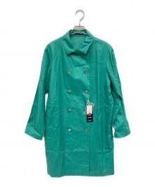 NEWYORKER（ニューヨーカー）の古着「リネンジャケットコート」｜グリーン