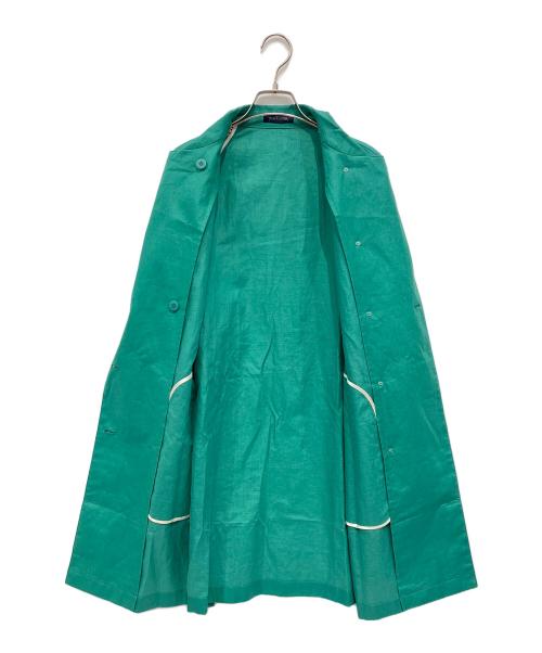 NEWYORKER（ニューヨーカー）NEWYORKER (ニューヨーカー) リネンジャケットコート グリーン サイズ:M 未使用品の古着・服飾アイテム