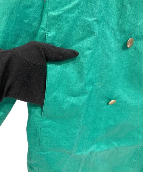 NEWYORKER（ニューヨーカー）NEWYORKER (ニューヨーカー) リネンジャケットコート グリーン サイズ:M 未使用品の古着・服飾アイテム