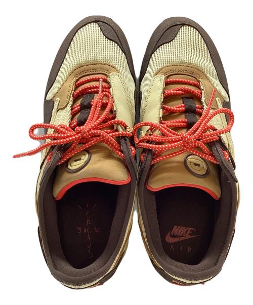 NIKE（ナイキ）NIKE (ナイキ) Travis Scott (トラヴィススコット) ローカットスニーカー ベージュ×ブラウン サイズ:29の古着・服飾アイテム