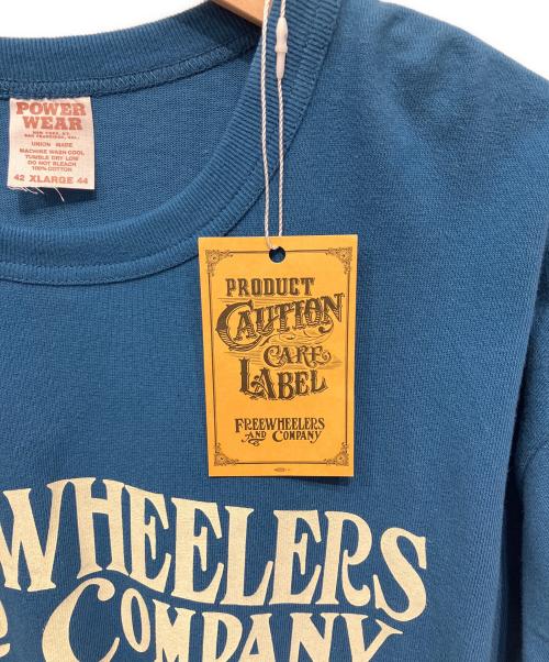 freewheelers（フリーホイーラーズ）freewheelers (フリーホイーラーズ) プリントTシャツ ネイビー サイズ:XL 未使用品の古着・服飾アイテム