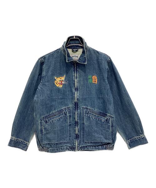 HOUSTON（ヒューストン）HOUSTON (ヒューストン) DENIM VIETNAM JACKET インディゴ サイズ:XLの古着・服飾アイテム