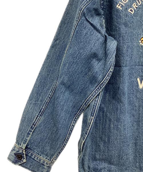 HOUSTON（ヒューストン）HOUSTON (ヒューストン) DENIM VIETNAM JACKET インディゴ サイズ:XLの古着・服飾アイテム
