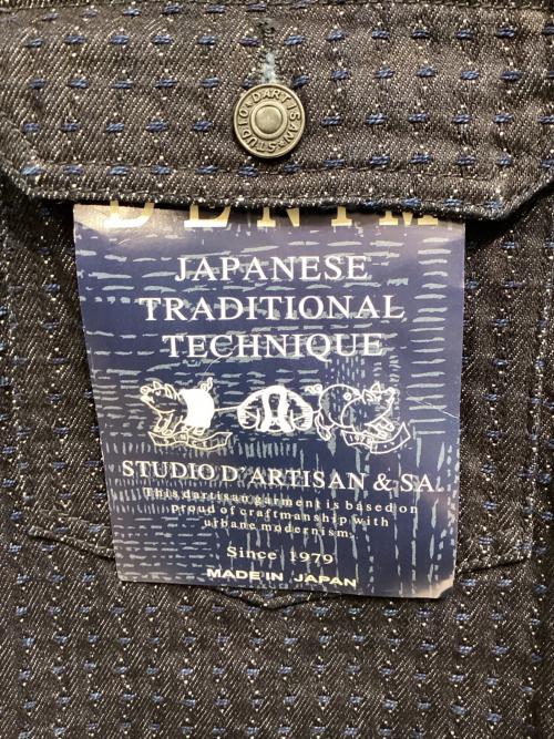 SASHIKO DENIM（サシコデニム）SASHIKO DENIM (サシコデニム) デニムジャケット インディゴ サイズ:44の古着・服飾アイテム