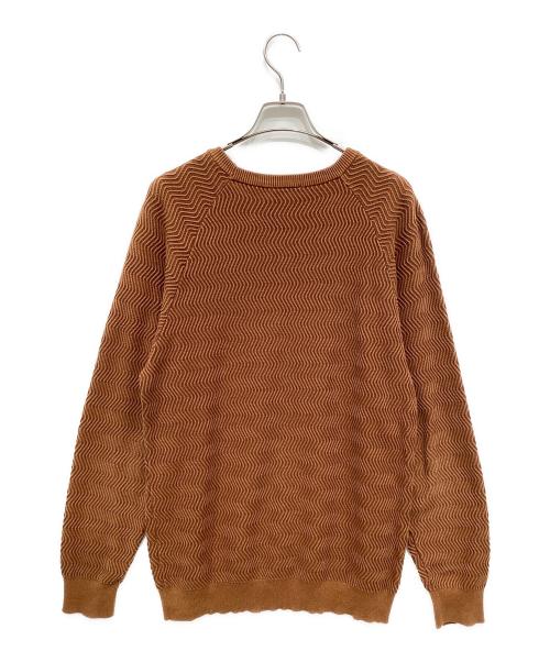 Dime（ダイム）Dime (ダイム) Wave Cable Knit Sweater ブラウン サイズ:Mの古着・服飾アイテム