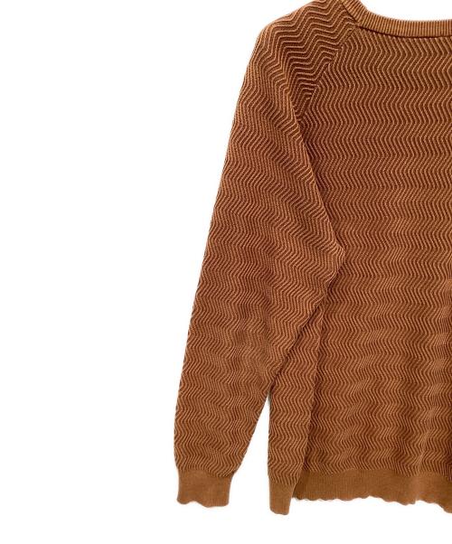 Dime（ダイム）Dime (ダイム) Wave Cable Knit Sweater ブラウン サイズ:Mの古着・服飾アイテム