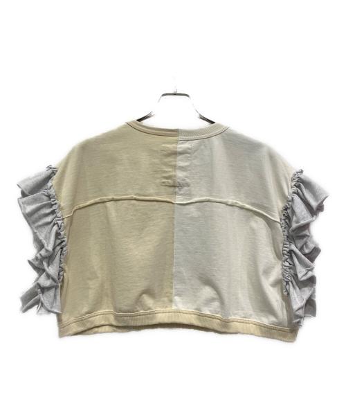 etsinta（エシンタ）etsinta (エシンタ) デザインスウェットカットソー アイボリー サイズ:FREEの古着・服飾アイテム