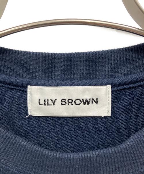 Lily Brown（リリーブラウン）Lily Brown (リリーブラウン) 10周年LilyBearスウェット ネイビー サイズ:FREEの古着・服飾アイテム