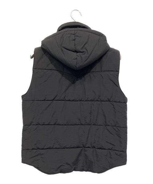 SUGAR CANE（シュガーケーン）SUGAR CANE (シュガーケーン) 60/40クロス 中綿パディングベスト ブラック×ブラウン サイズ:Lの古着・服飾アイテム