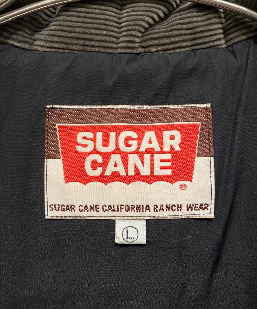 SUGAR CANE（シュガーケーン）SUGAR CANE (シュガーケーン) 60/40クロス 中綿パディングベスト ブラック×ブラウン サイズ:Lの古着・服飾アイテム