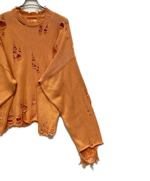 doublet（ダブレット）doublet (ダブレット) セーター オレンジ サイズ:Mの古着・服飾アイテム