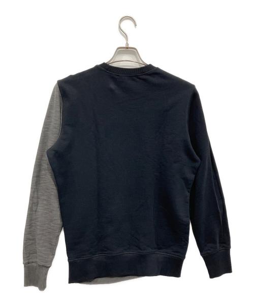 DIESEL（ディーゼル）DIESEL (ディーゼル) スウェット ブラック×グレー サイズ:XSの古着・服飾アイテム