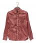 COMME des GARCONS HOMME（コムデギャルソン オム）の古着「ギンガムチェックシャツ」｜レッド