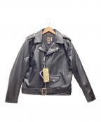 Schottショット）の古着「ワンスターニューネイキッドレザージャケット」｜ブラック