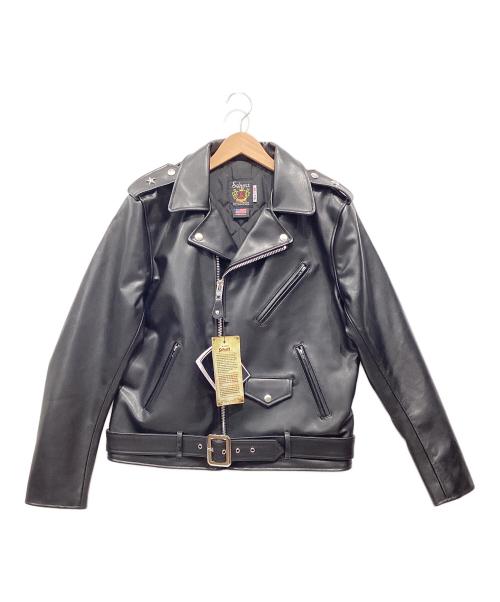 Schott（ショット）Schott (ショット) ワンスターニューネイキッドレザージャケット ブラック サイズ:40 未使用品の古着・服飾アイテム