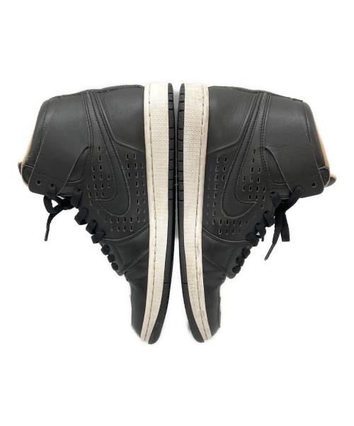 NIKE（ナイキ）NIKE (ナイキ) Air Jordan 1 Retro High Black Vachetta Tan ブラック サイズ:25ｃｍの古着・服飾アイテム