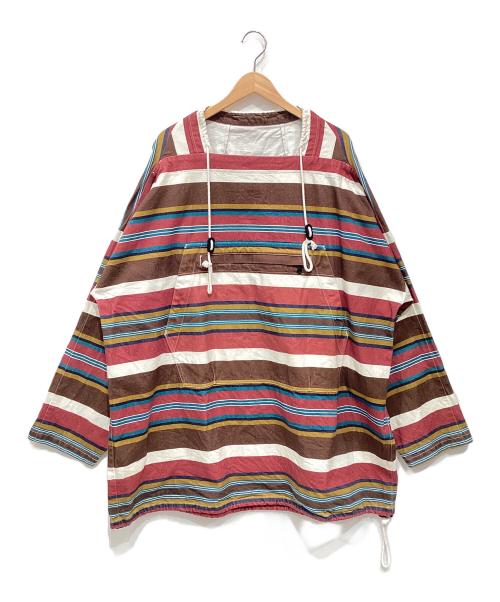 Essay（エッセイ）Essay (エッセイ) FISHER MAN SMOCK レッド×ホワイト サイズ:SIZE 3の古着・服飾アイテム