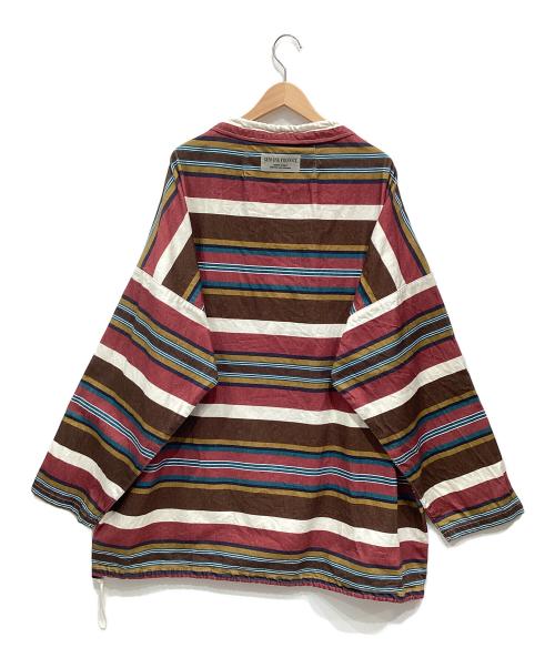 Essay（エッセイ）Essay (エッセイ) FISHER MAN SMOCK レッド×ホワイト サイズ:SIZE 3の古着・服飾アイテム