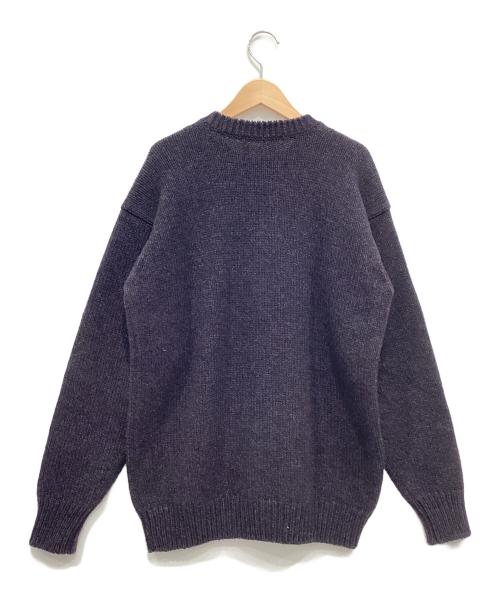 AURALEE（オーラリー）AURALEE (オーラリー) CAMEL WOOL MIX KNIT P/O ブラック サイズ:SIZE3の古着・服飾アイテム