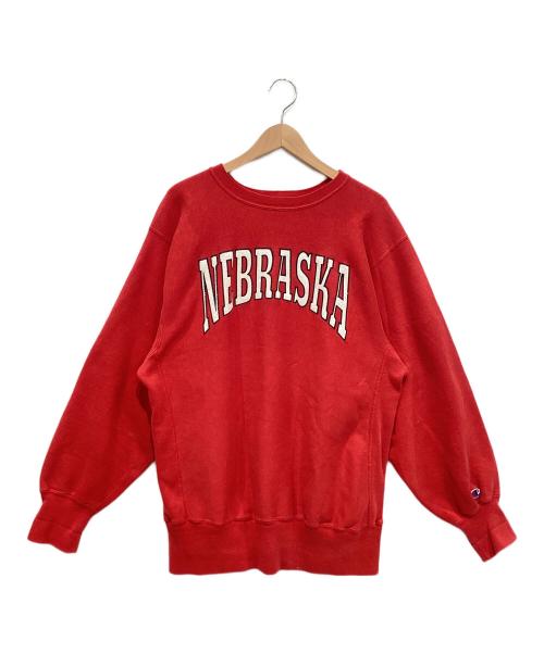 Champion REVERSE WEAVE（チャンピオン リバース ウィーブ）Champion REVERSE WEAVE (チャンピオン リバース ウィーブ) 90’sリバースウィーブスウェット レッド サイズ:XLの古着・服飾アイテム