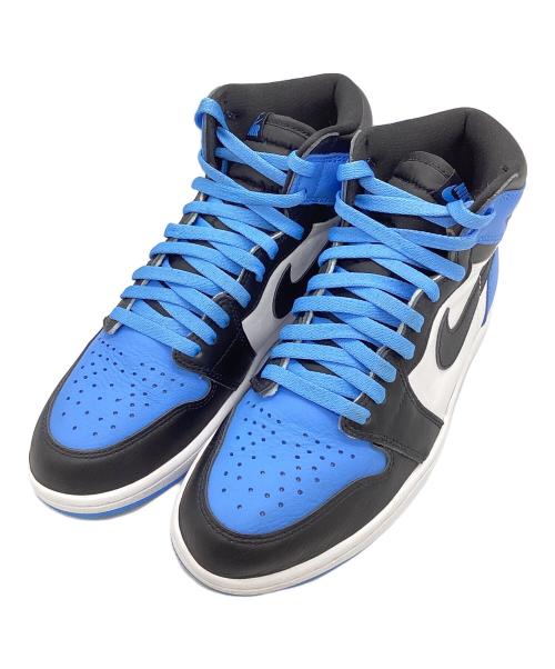 NIKE（ナイキ）NIKE (ナイキ) AIR JORDAN 1 RETRO HIGH OG ブルー×ホワイト サイズ:26.5の古着・服飾アイテム