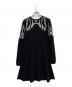 RED VALENTINO (レッドヴァレンティノ) ニットワンピース ブラック サイズ:S：9000円