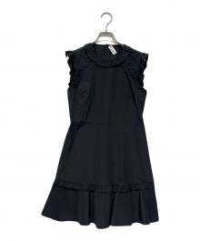 RED VALENTINO（レッドヴァレンティノ）の古着「ノースリーブワンピース」｜ブラック