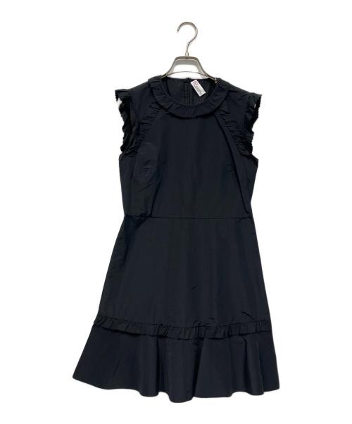 RED VALENTINO（レッドヴァレンティノ）RED VALENTINO (レッドヴァレンティノ) ノースリーブワンピース ブラック サイズ:Lの古着・服飾アイテム