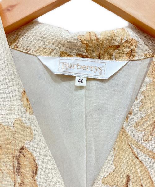 Burberry's（バーバリー）Burberry's (バーバリーズ) シャツワンピース イエロー サイズ:40の古着・服飾アイテム