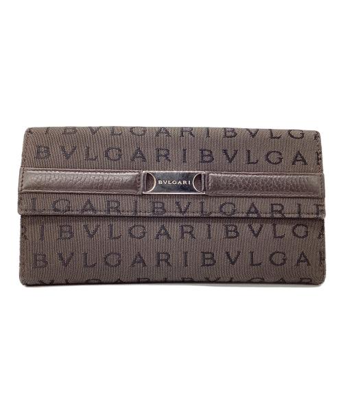 BVLGARI（ブルガリ）BVLGARI (ブルガリ) 長財布 ブラウンの古着・服飾アイテム