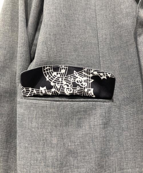 NUMBER (N)INE（ナンバーナイン）NUMBER (N)INE (ナンバーナイン) STUDIOUS (ステュディオス) イージーストレッチ2Bジャケット グレー サイズ:2の古着・服飾アイテム