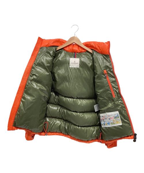 MONCLER（モンクレール）MONCLER (モンクレール) ダウンジャケット オレンジの古着・服飾アイテム