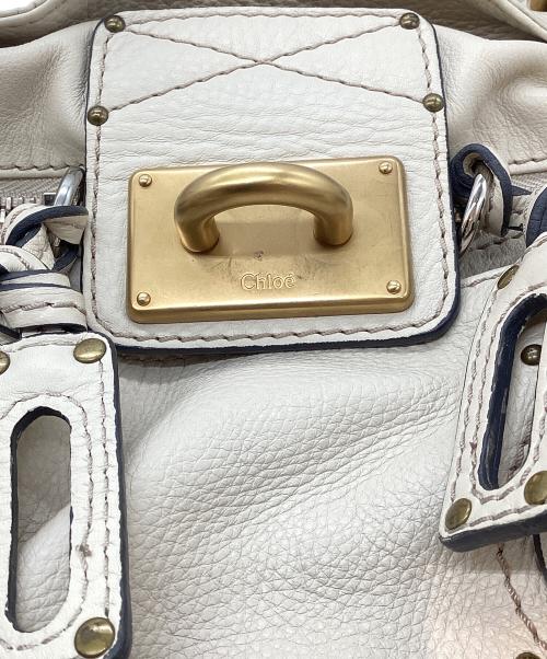 Chloe（クロエ）Chloe (クロエ) ハンドバッグ ホワイトの古着・服飾アイテム