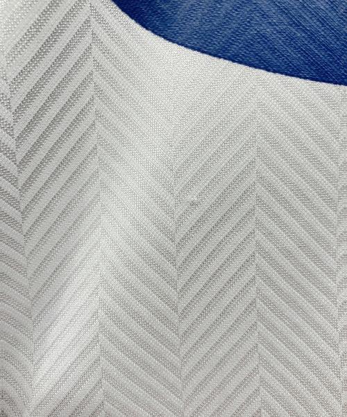 AFB（エーエフビー）AFB (エーエフビー) ゲームシャツ ホワイト×ネイビー サイズ:Lの古着・服飾アイテム