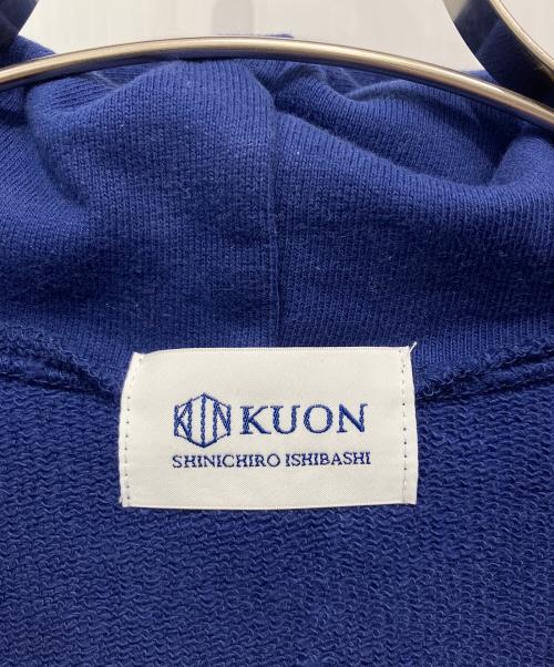 KUON（クオン）KUON (クオン) パーカー ブルー サイズ:Mの古着・服飾アイテム