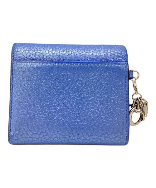 Christian Dior（クリスチャン ディオール）Christian Dior (クリスチャン ディオール) 3つ折り財布 ブルーの古着・服飾アイテム