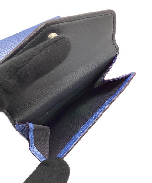 Christian Dior（クリスチャン ディオール）Christian Dior (クリスチャン ディオール) 3つ折り財布 ブルーの古着・服飾アイテム