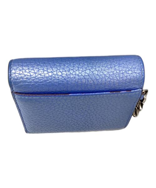 Christian Dior（クリスチャン ディオール）Christian Dior (クリスチャン ディオール) 3つ折り財布 ブルーの古着・服飾アイテム